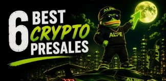 6 Best Crypto Presales as AlphaPepe Leads While ETH, SOL and XRP Funds Pull Fresh Capital