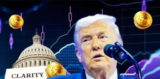 CLARITY Act Odds, Bitcoin Drop as Trump Skips Crypto in State of the Union Speech