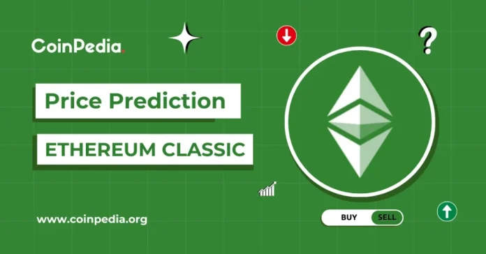 The post <a href="https://coinpedia.org/price-prediction/etc-ethereum-classic-price-prediction/">Ethereum Classic (ETC) Price Prediction 2026, 2027-2030: Forecast, Targets & Future Outlook</a> appeared first on <a href="https://coinpedia.org">Coinpedia Fintech News</a>
Story Highlights The live price of the ETC crypto is . Price predictions for 2026 range from $30.00 to $80.00. Long-term outlook suggests gradual growth potential to approach $300 by 2030. Ethereum Classic (ETC) is a Layer-1 blockchain that preserves the original Ethereum chain, maintaining a strong focus on immutability and decentralized principles. Unlike Ethereum, …